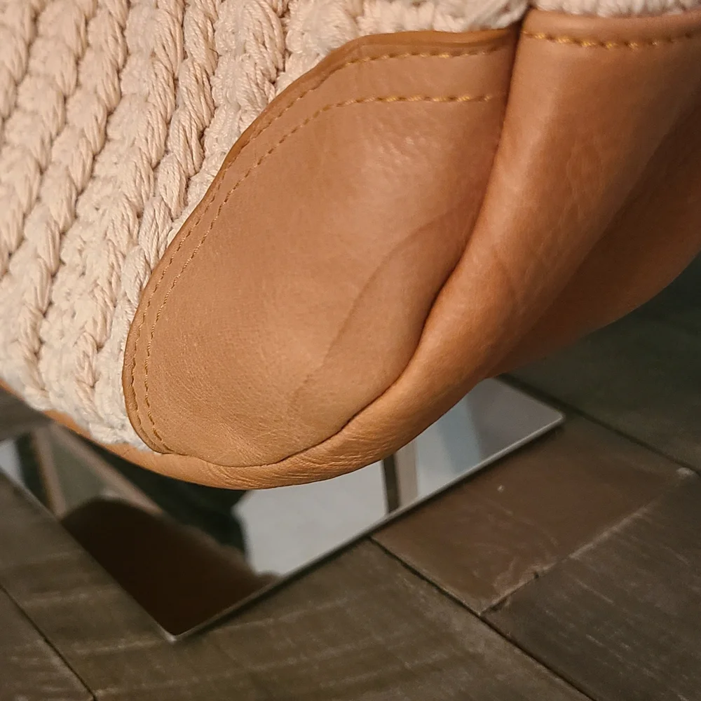 Sigrid Olsen Tan and‎ Cream Woven Women's Hobo Bag